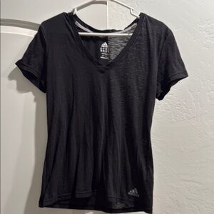 Adidas Black Fitted Short Sleeve T-Shirt